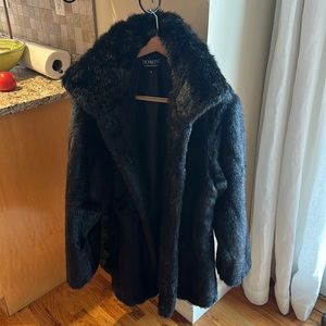 Faux fur coat